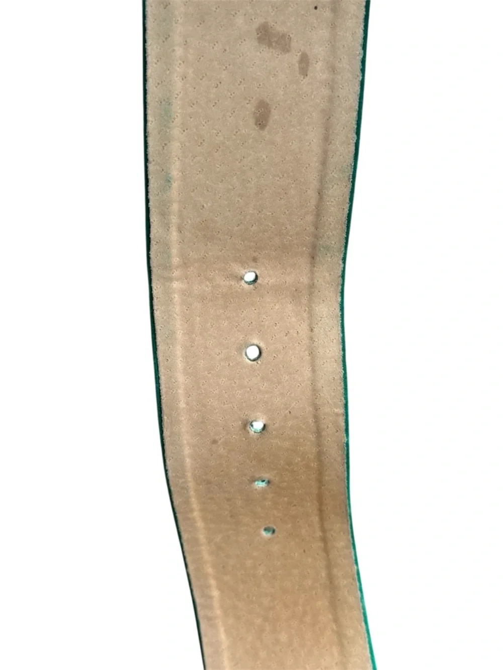 Accessories by Pearl Brass and Suede Wide Belt in Emerald Green